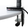 Single Adjustable Gas Spring Desk Arm With RGB Led And USB Charge - Image 7