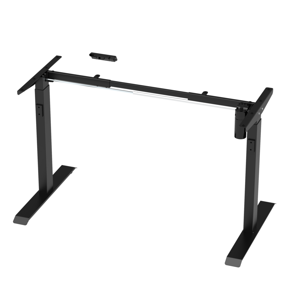 Single motor height adjustable desk with tabletop - Image 5